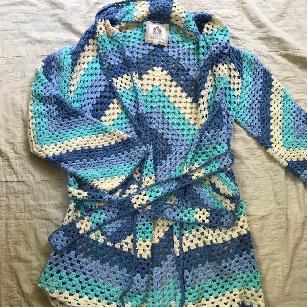 Chasing unicorns cardigan one size